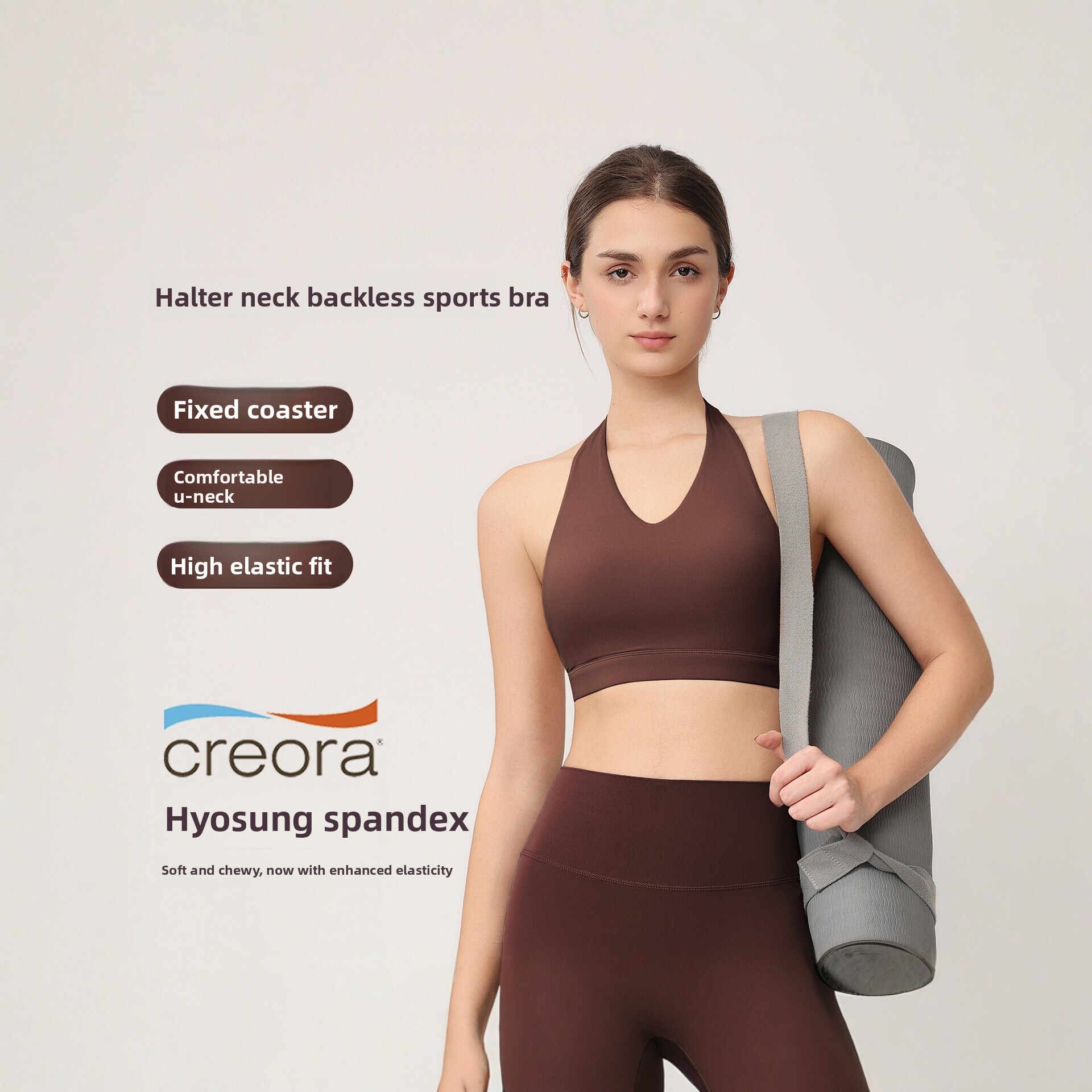 Sujetador deportivo halter par - Sports Bra Racerback reseña y precio