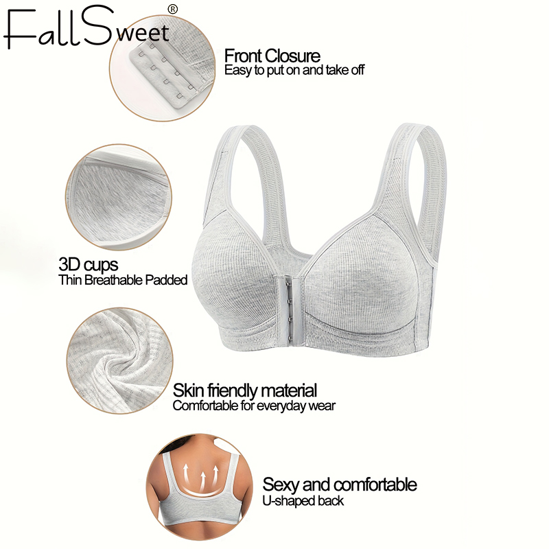 Fallsweet-Sujetador de cierre  - Mastectomy Bra Pocket reseña y precio